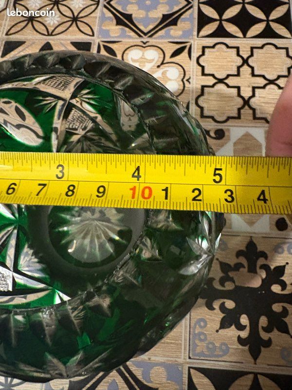 Vase boule en cristal, Saint-Louis (image 3)
