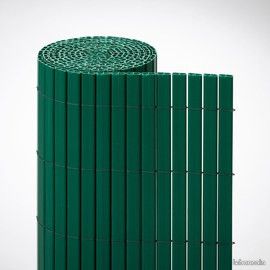 Canisse PVC double face 1,5X5m Naterial (vert) (image 1)