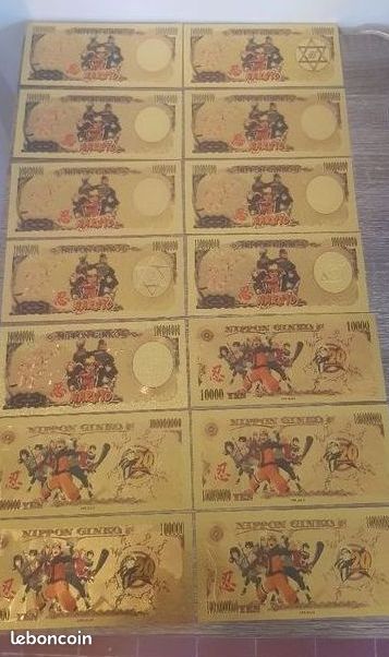 Lot de 14 Billets du manga Naruto (image 2)