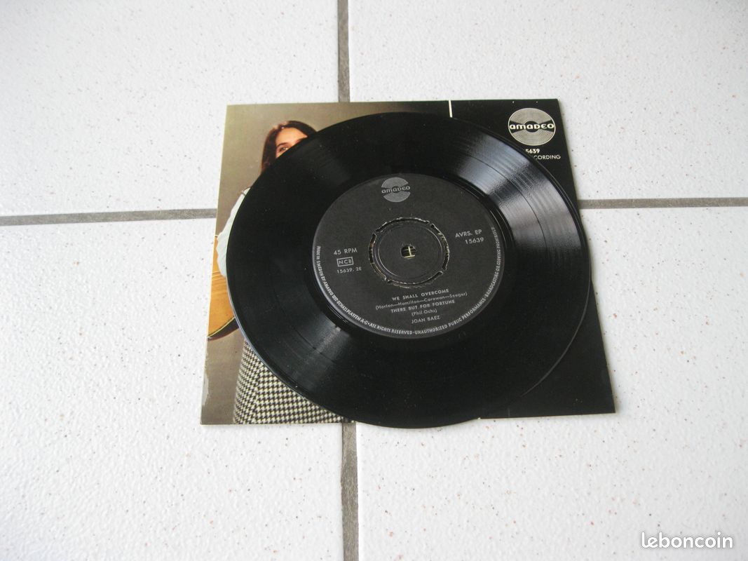 VINYLE 45 Tours EP de JOAN BAEZ (image 4)