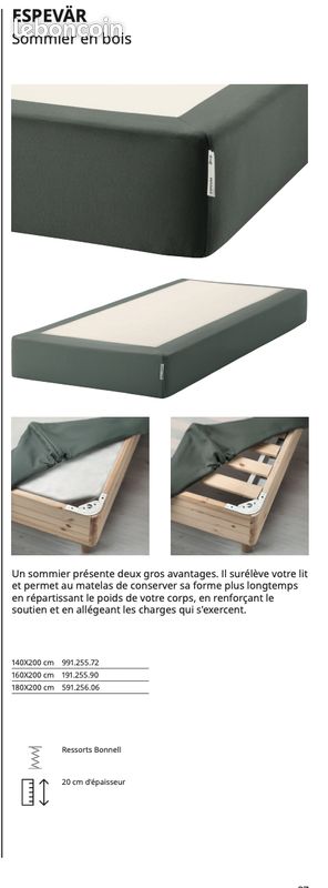 Lit complet IKEA 180 x 200 - Comme neuf (image 15)