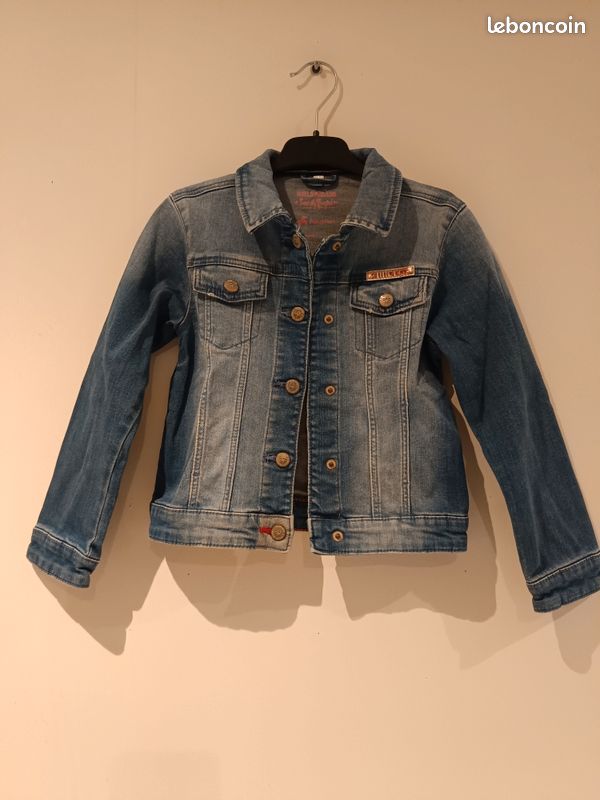 Veste en jean bleue pour fille taille 6 ans (image 1)