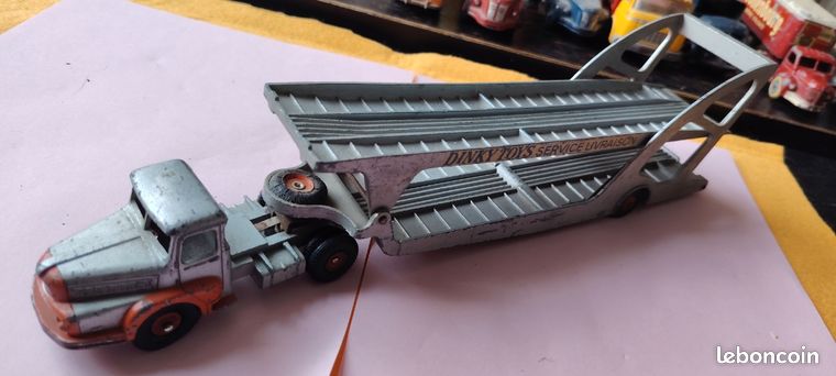 Dinky Super Toys - Remorque Transporteur De Voitures Boilot Petolat Réf:39A - TBE
