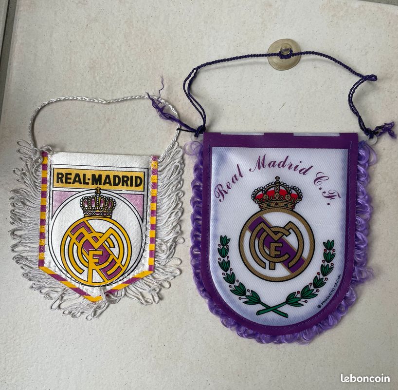 Fanion Vintage Real Madrid – Objet Déco Supporter