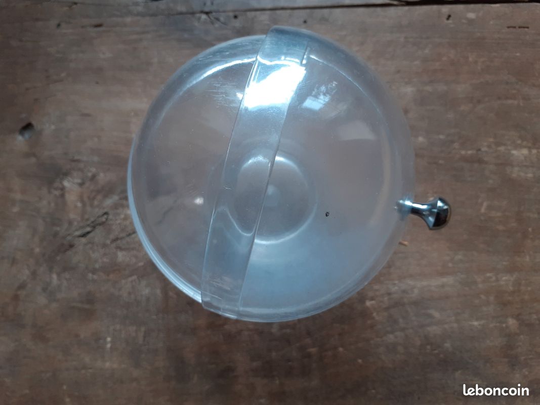 Sucrier Sphérique Inox Avec Couvercle Rabattable - Pot à Sucre Ou Bonbons 473g - Design Moderne Cuisine