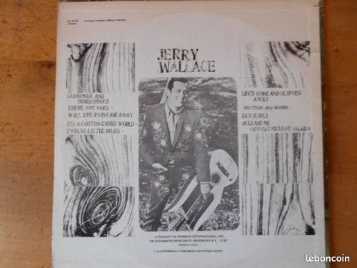 JERRY WALLACE (country) disque 33 Tours – vinyle (image 2)