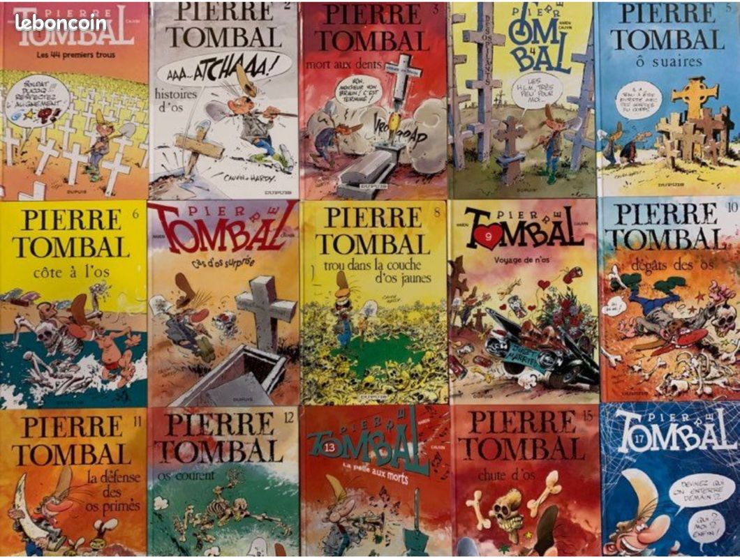 Lot BDs Pierre Tombal Dupuis de 1 à 13 15-17-18-20-23-24 (image 3)