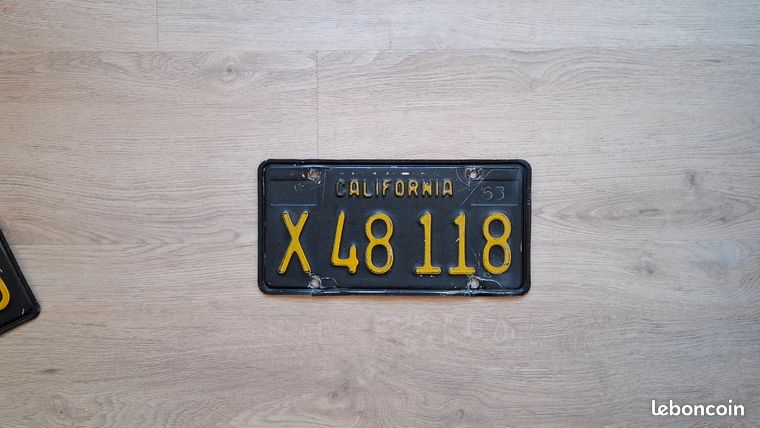 Ancienne Plaque D'immatriculation Moto Pennsylvanie 1963