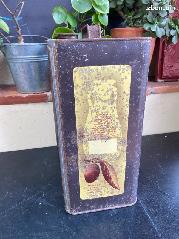 Ancien bidon d’huile d’olive de Provence (image 4)