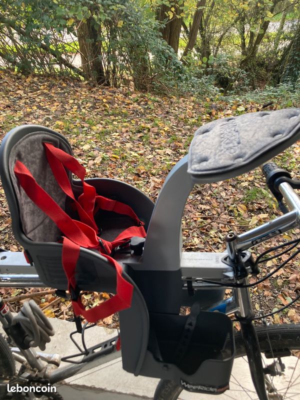 Porte-bébé Vélo Avant WeeRide Deluxe – Montage Central, Jusqu'à 18 Kg
