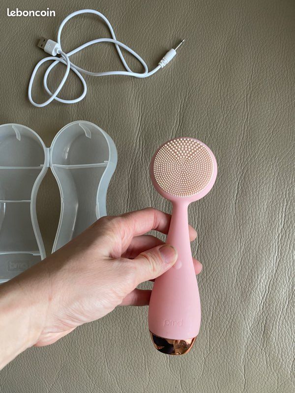Brosse nettoyante visage PMD clean pro quartz rose (image 3)