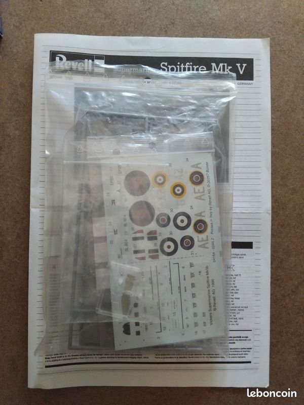 Maquette: Supermarine Spitfire Mk V Revell 1/72 (image 2)