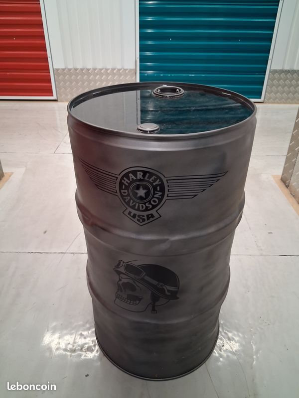 Baril métal HARLEY-DAVIDSON - Water Storage & Rain Barrels - Sainte