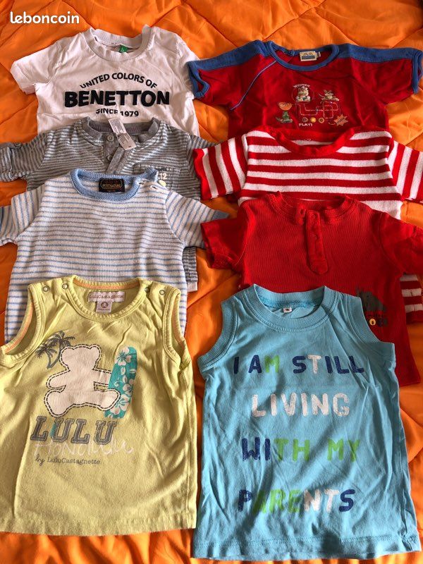 Tee-shirts 12 mois (image 1)