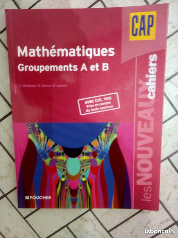 Livre scolaire: mathématique groupement A et B (image 1)