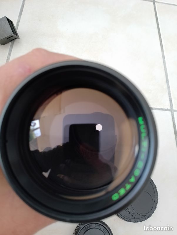 Objectif photo Makinon 200mm 1:3,3 Monture Pentax K - Argentique - Super état (image 2)