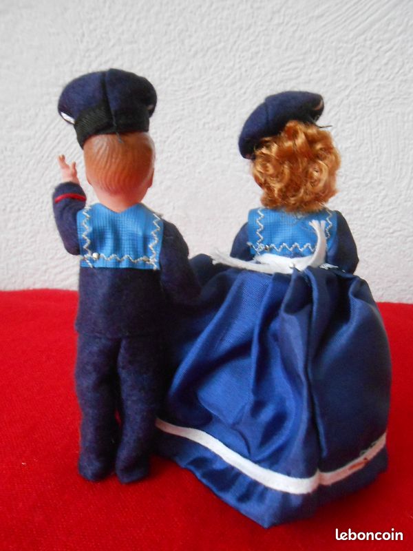 Couple de marins Marseillais vintage en boîte (image 4)