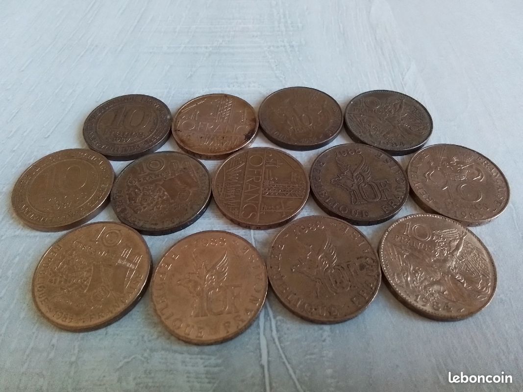 Anciennes pièces de 10 francs (image 1)