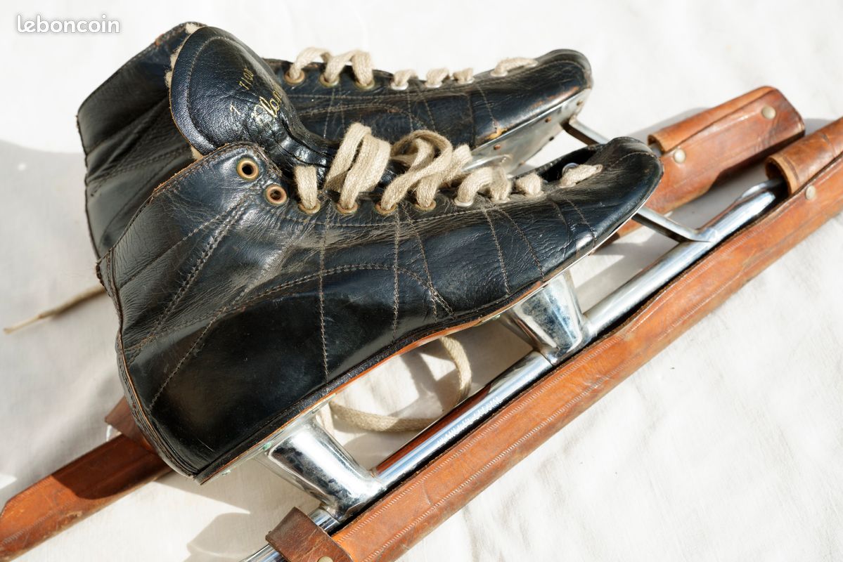 Patins De Vitesse à Glace Vintage Ballangrud – Originaux – Occasion