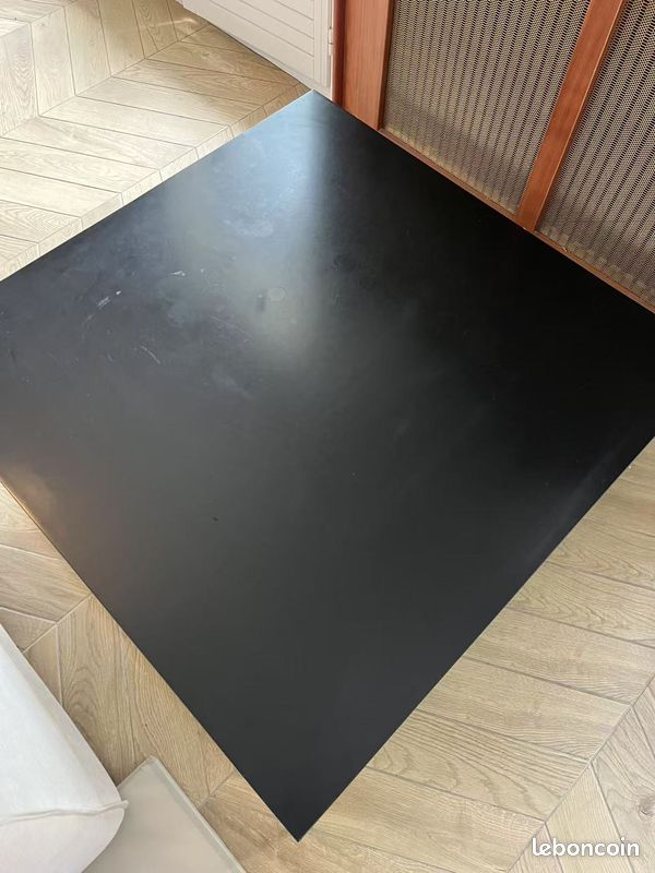 AMPM Table basse métal acier carrée, Romy (image 4)
