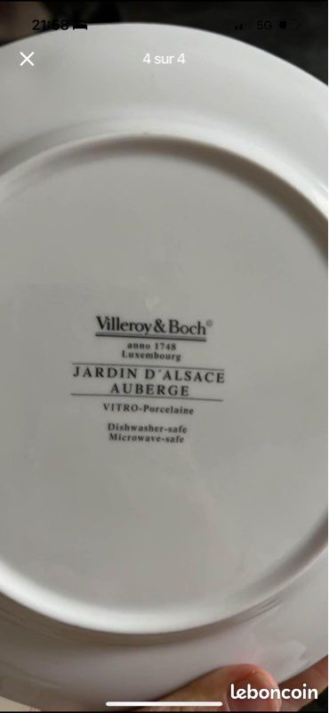 Lot assiettes villeroy et boch (image 2)