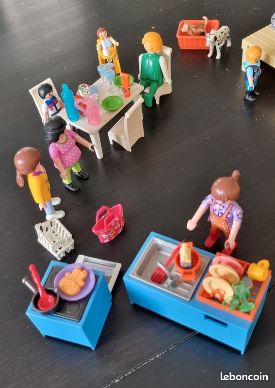 Salle à manger et salon playmobil (image 3)