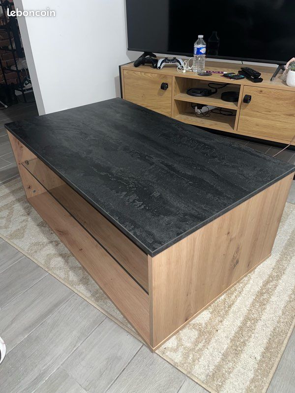 Table basses bois/ verre (image 3)