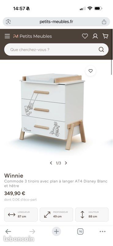 Ensemble chambre bébé Winnie Disney (image 8)