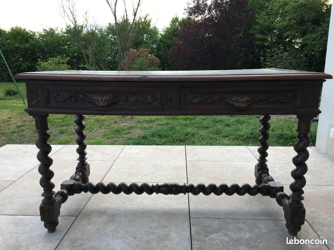 Table ancienne style Louis XIII (image 6)