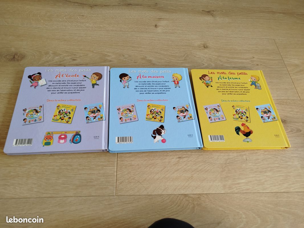 Lot de 3 livres les mots des petits (image 2)