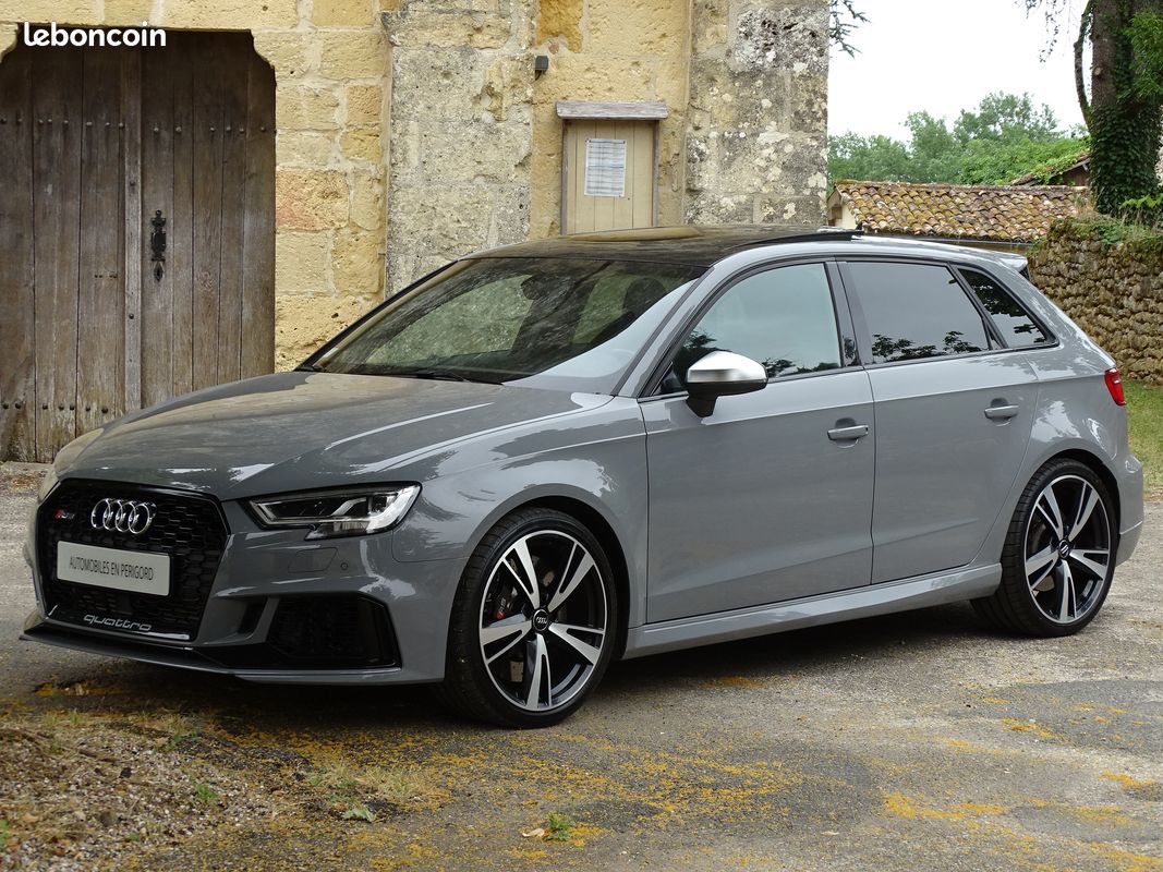 Audi RS3 Sportback 2.5 TFSI 400cv Quattro S-Tronic 7 - Origine française - Etat irréprochable (image 1)