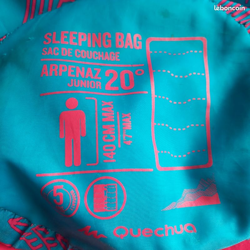 Sac de couchage duvet enfant Decathlon Sport Plein air