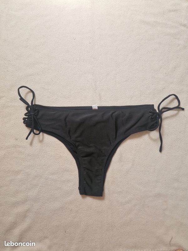 Neuf maillot de bain 2 pièces noir femme taille L/40 (image 7)