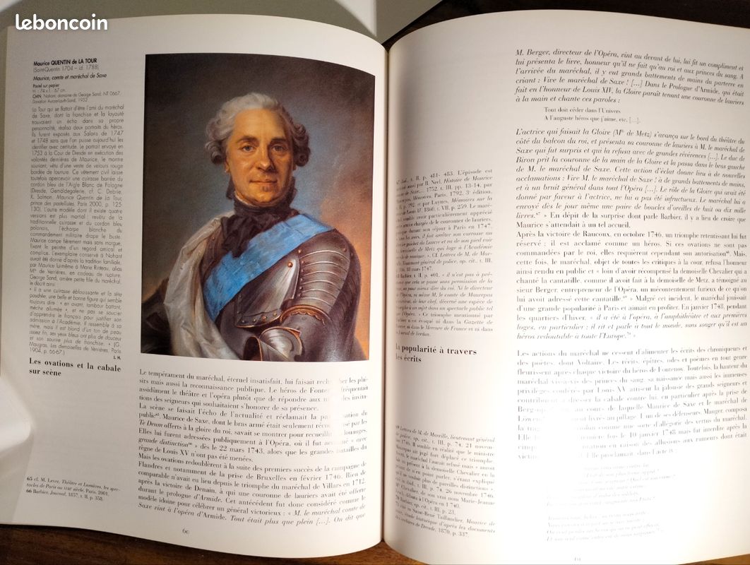 Livre "Mes rêveries... Le Maréchal de Saxe à Chambord" (image 3)