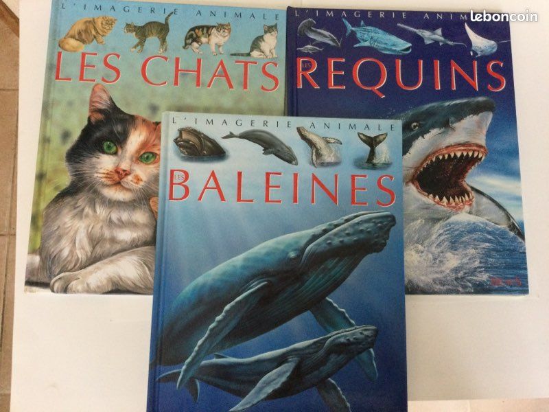 Lot de 3 livres L’imagerie animale édition Fleurus (image 1)