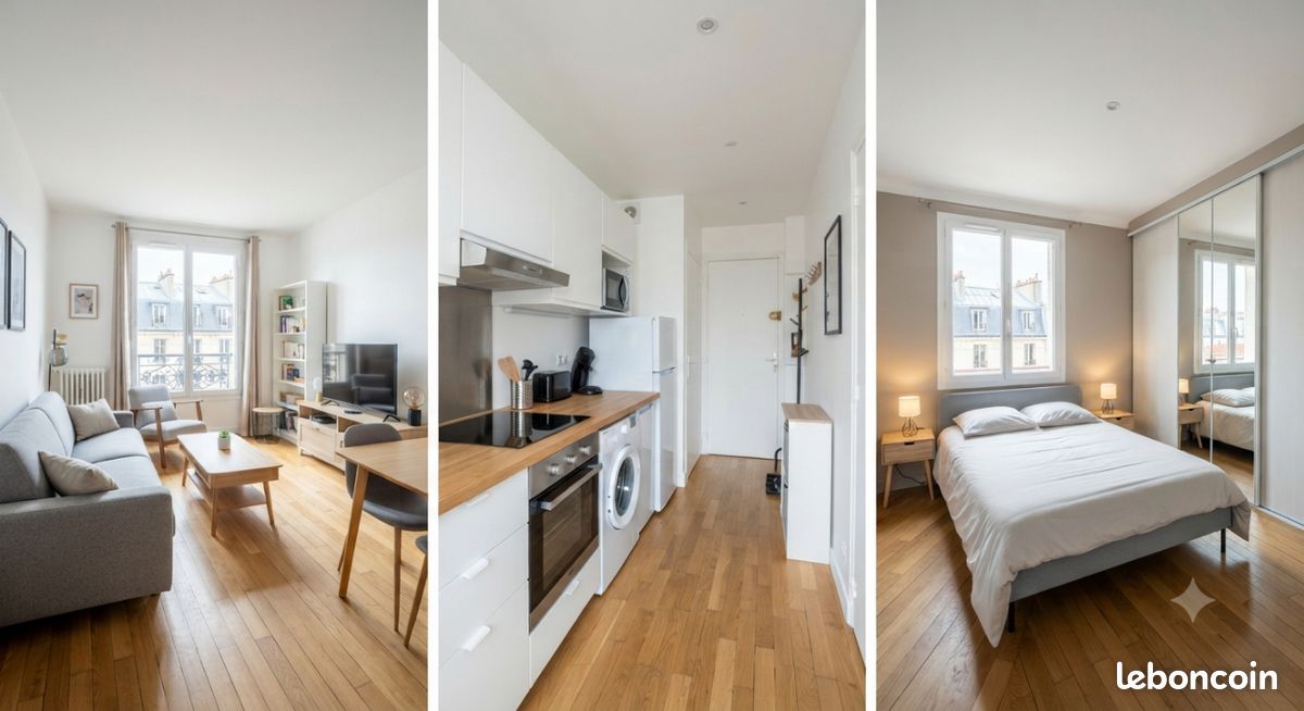 Appartement 2 pièces 43 m² · à Paris · 43 m² · 1 100 €/mois