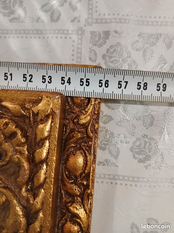Cadre en bois doré style baroque (image 8)