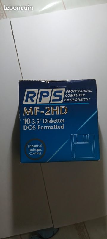 Boites de 10 diskettes R.P.S mf-2hd 3.5" (image 1)
