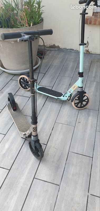 Trotinette Enfant Pliable - Blanc - Occasion Bon état - Pas Chère