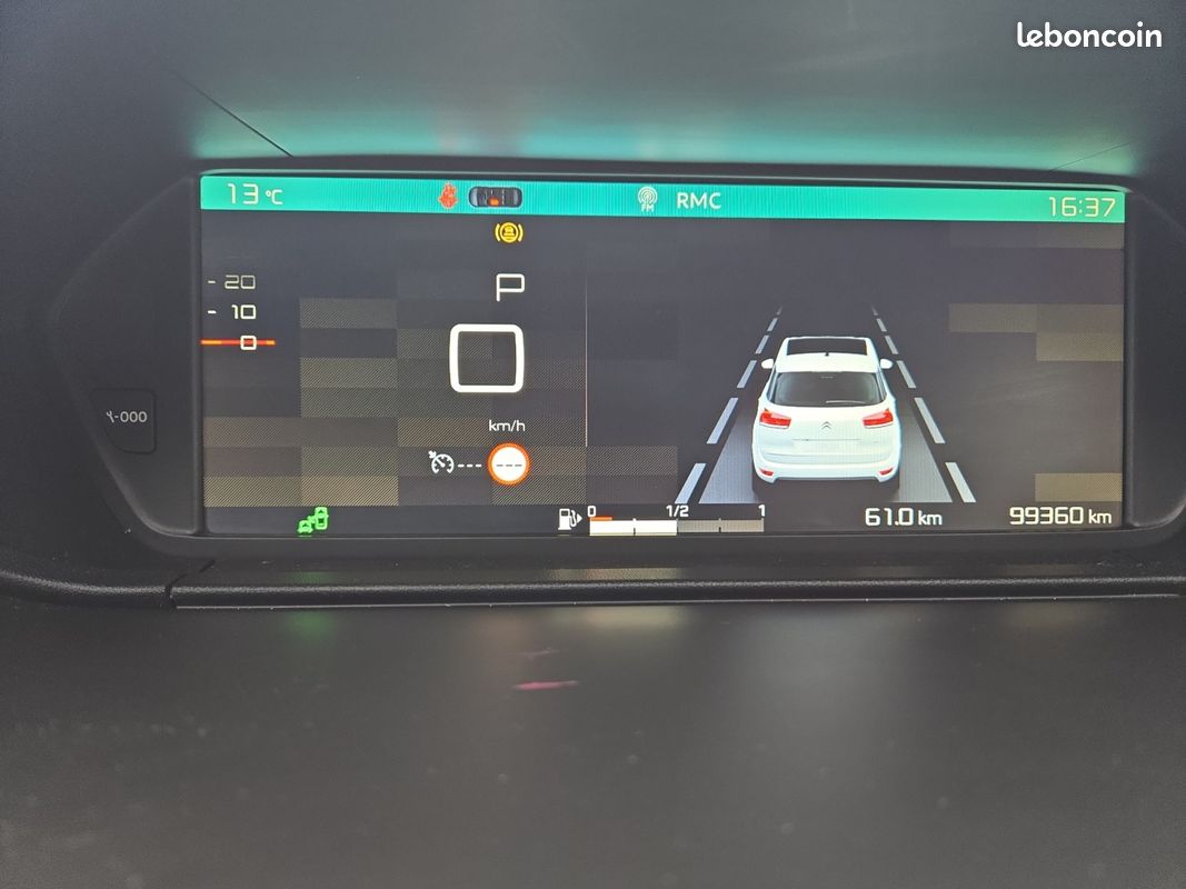 CITROEN C4 Picasso 130ch Shine EAT6 / Caméra 360 / Full Leds directionnels / Sièges massants / Android carplay / Entretien Citroen / Distrib faite (image 14)