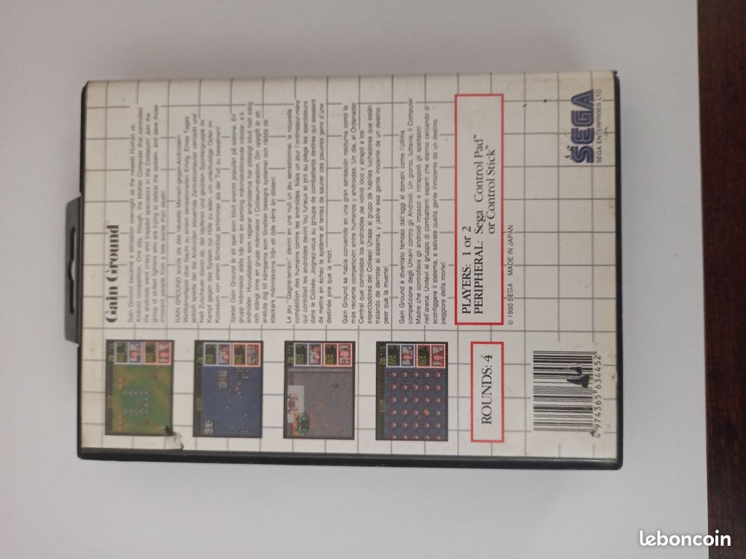 Grain ground-sega master system - Jeux vidéo