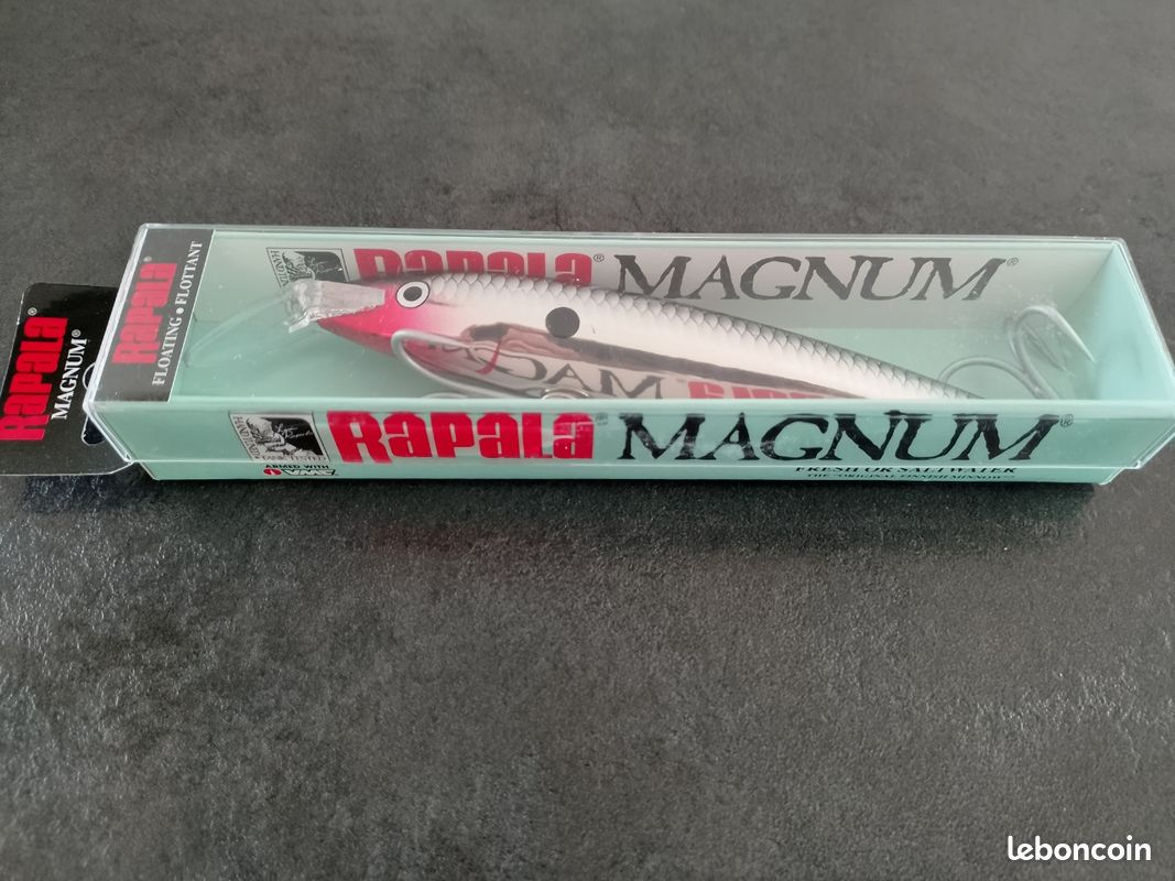Lot De 2 Leurres Vintage Rapala – Magnum CD-18 SM Et Shad Rap SR-9S – Fabriqués En Finlande