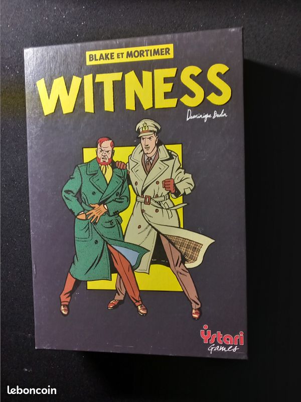 Jeu Blake et Mortimer Witness complet (image 1)