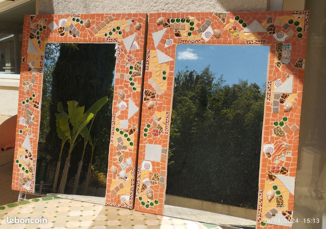 Miroirs mosaïque bon état (image 1)