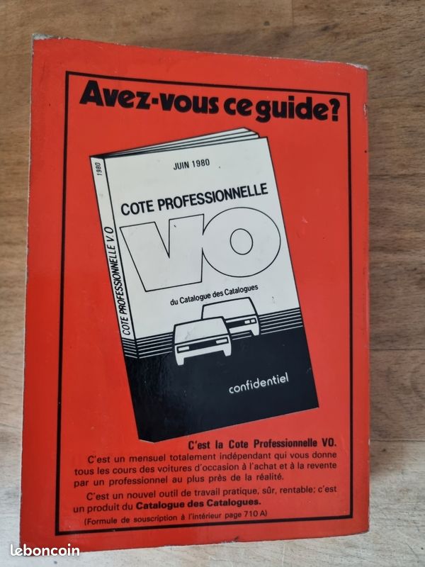 Catalogue Professionnel Ideal France – Édition 1980/1981 – Vintage