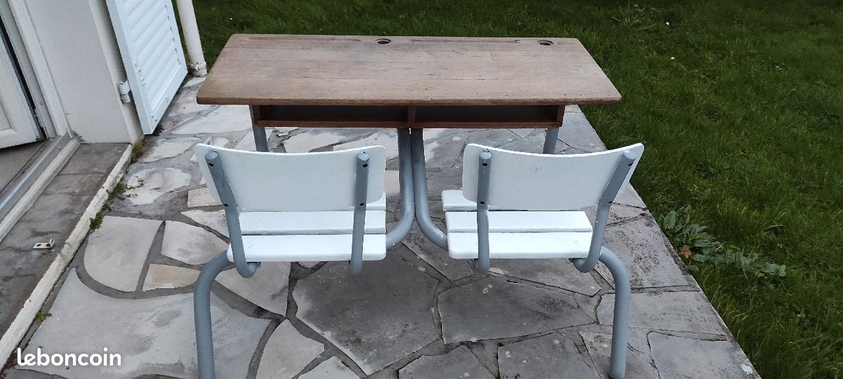 Bureau écolier double enfant (image 3)