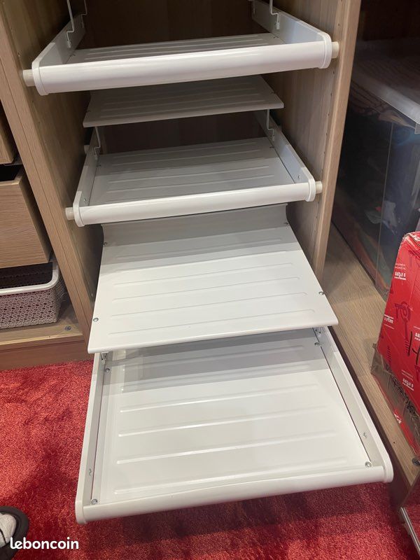 3 étagères à chaussures Ikéa pour dressing Pax (image 3)
