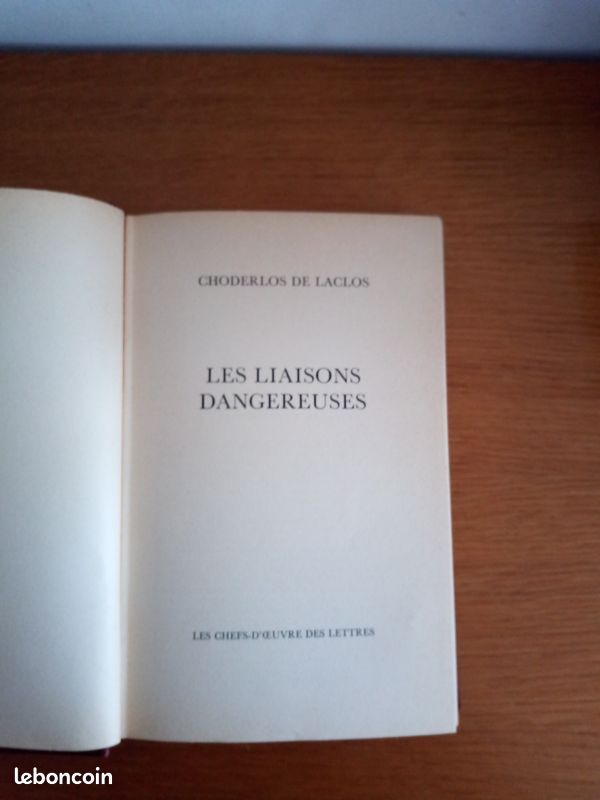 Livre Les liaisons dangereuses . LACLOS (image 3)
