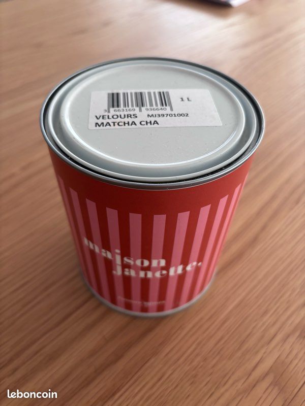 Pot de peinture vert neuf Maison Janette (image 1)