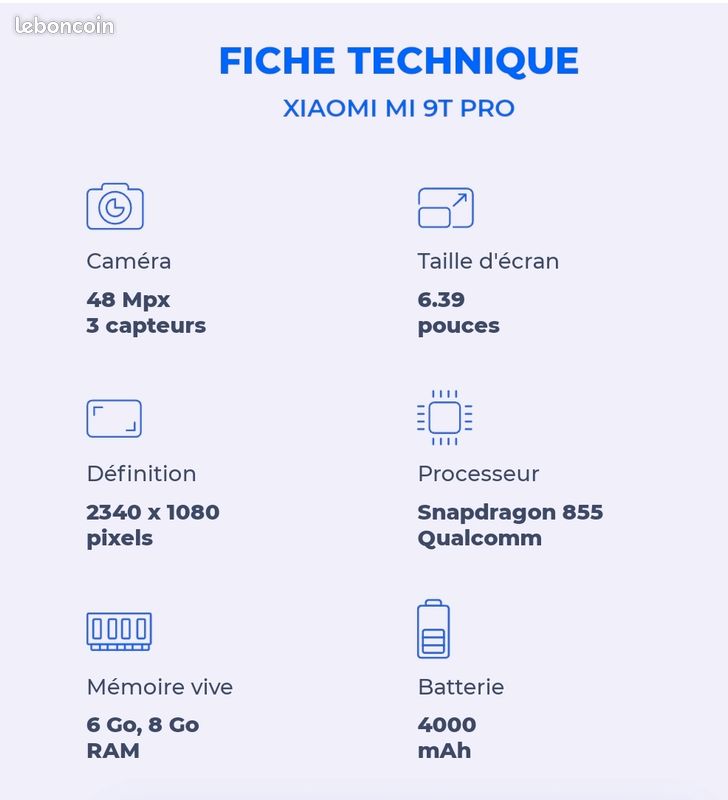 Téléphone Xiaomi 9T Pro comme neuf (image 7)
